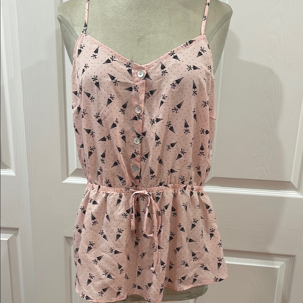 Papaya Pink Floral Top